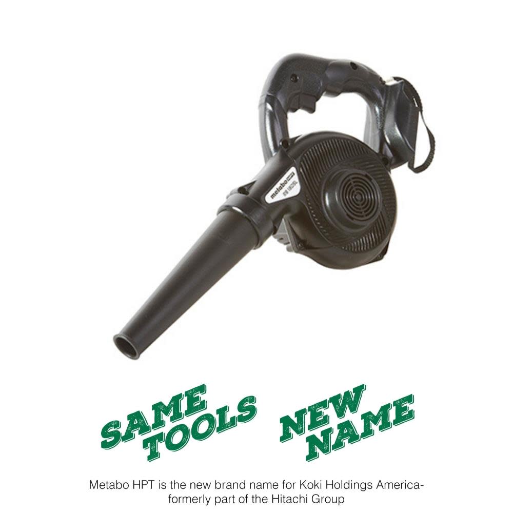 Metabo HPT 18V Lithium Ion Cordless Blower (Tool Body Only) | RB18DSLQ4 - Ascmtools