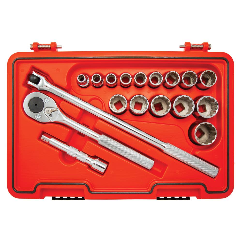 Proto Socket Set 1/2 DR 18pc SAE 12pt - Ascmtools