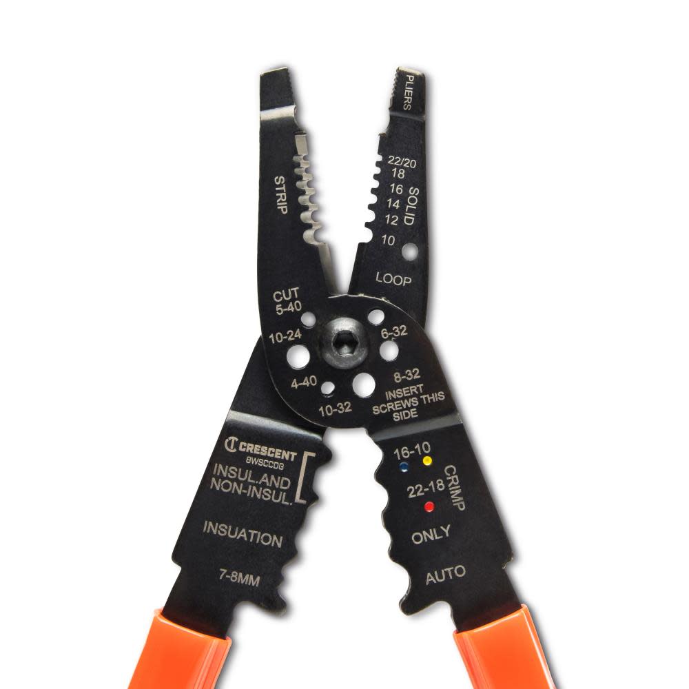 Crescent 8″ Wire Stripper and Crimper - Ascmtools