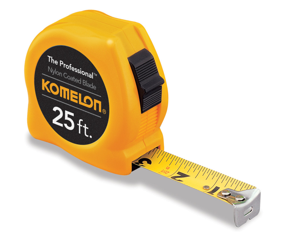 Komelon 25′ x 1″ Professional Series Tape Measure - Ascmtools