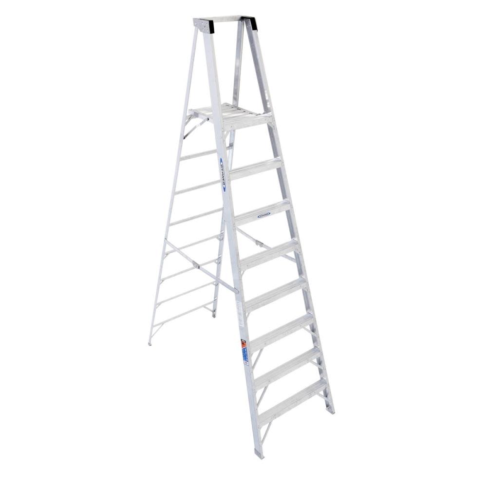 Werner 8 Ft. Type IA Aluminum Platform Ladder - Ascmtools