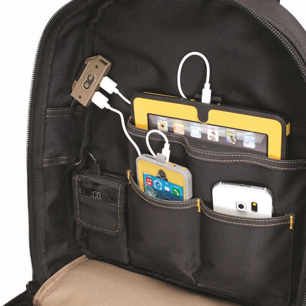 CLC E-Charge USB Charging Tool Backpack - Ascmtools