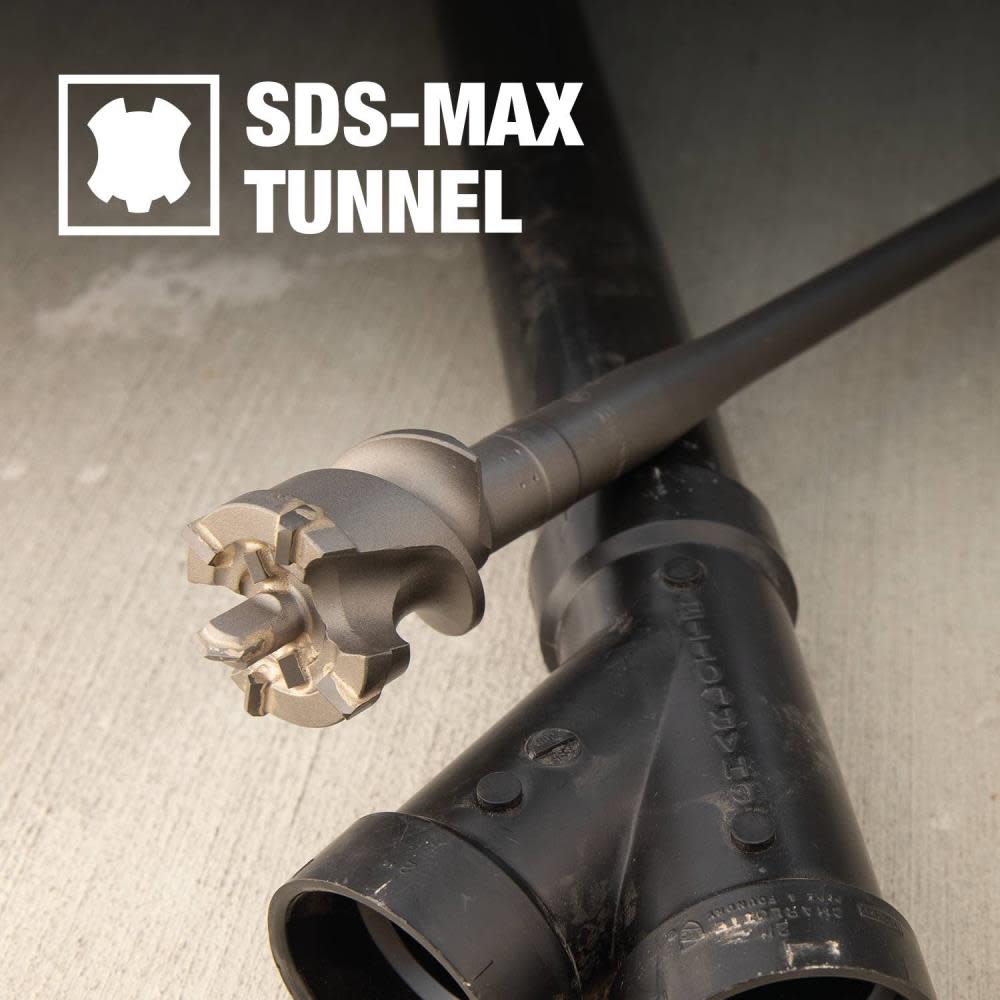Makita 2 1/2″ x 24″ SDS MAX Tunnel Bit - Ascmtools