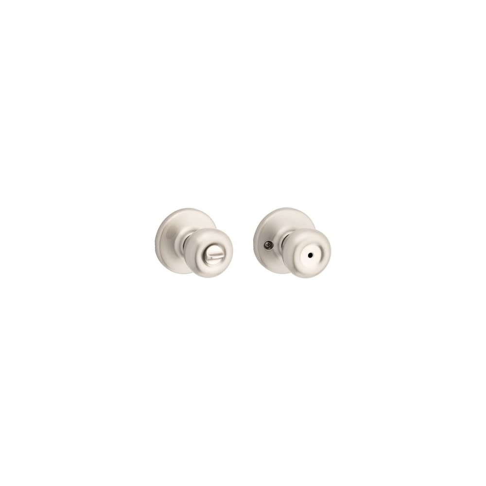 Kwikset Satin Nickel Bed/Bath Tylo Privacy Door Knob - Ascmtools
