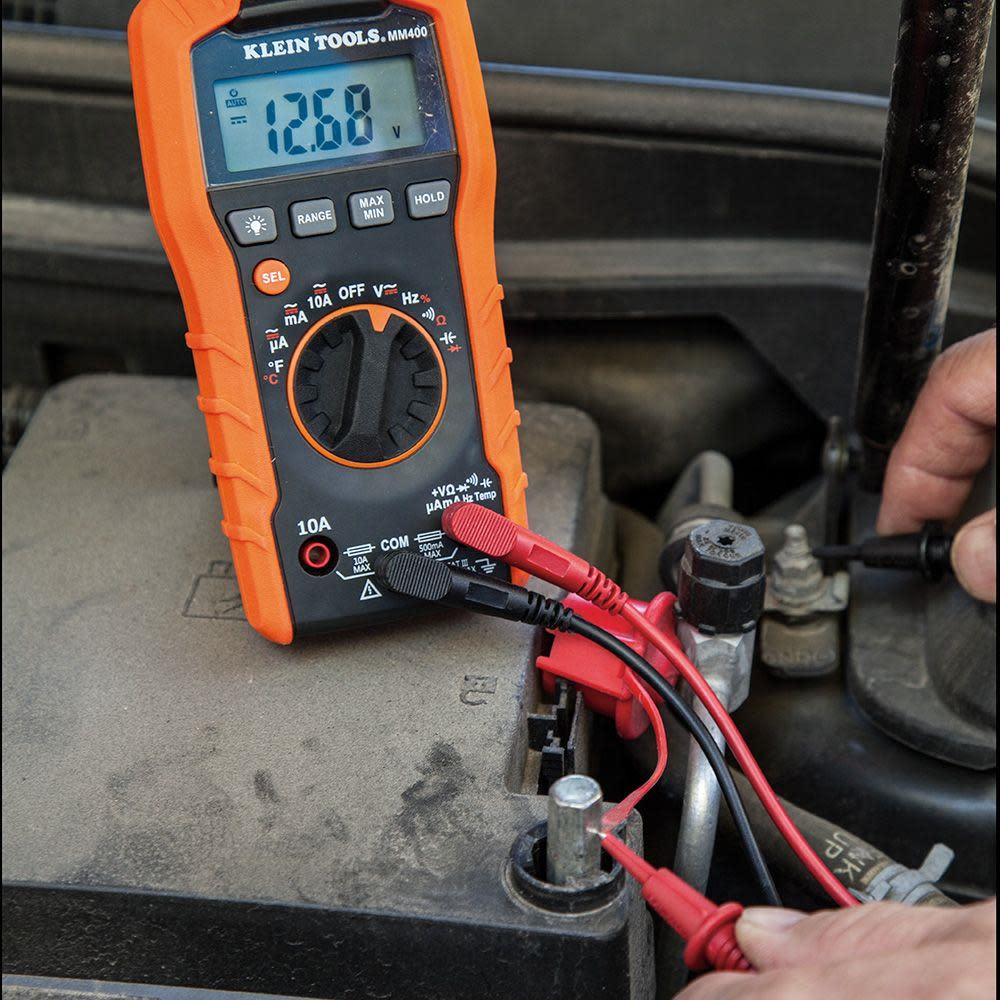 Klein Tools Digital Multimeter Auto-Range 600V - Ascmtools