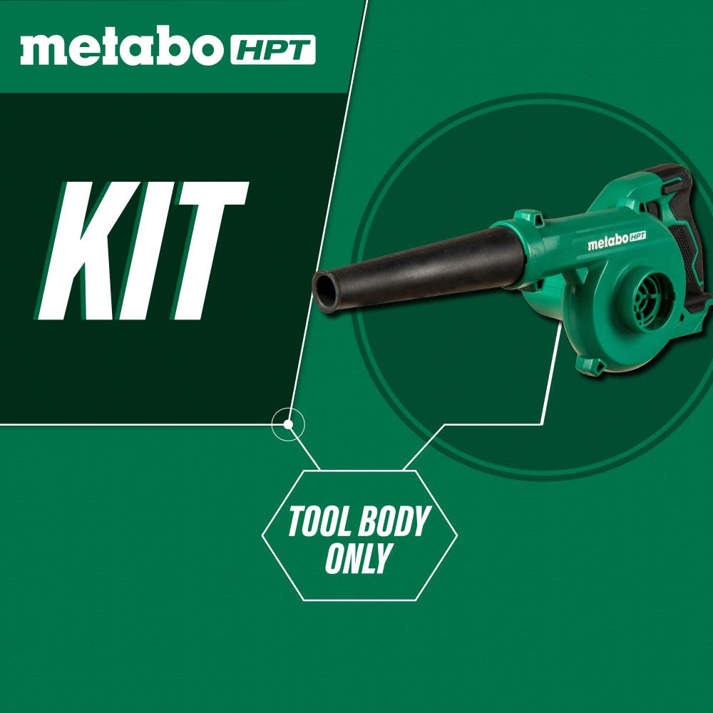 Metabo HPT 18V MultiVolt Compact Blower Cordless Bare Tool - Ascmtools