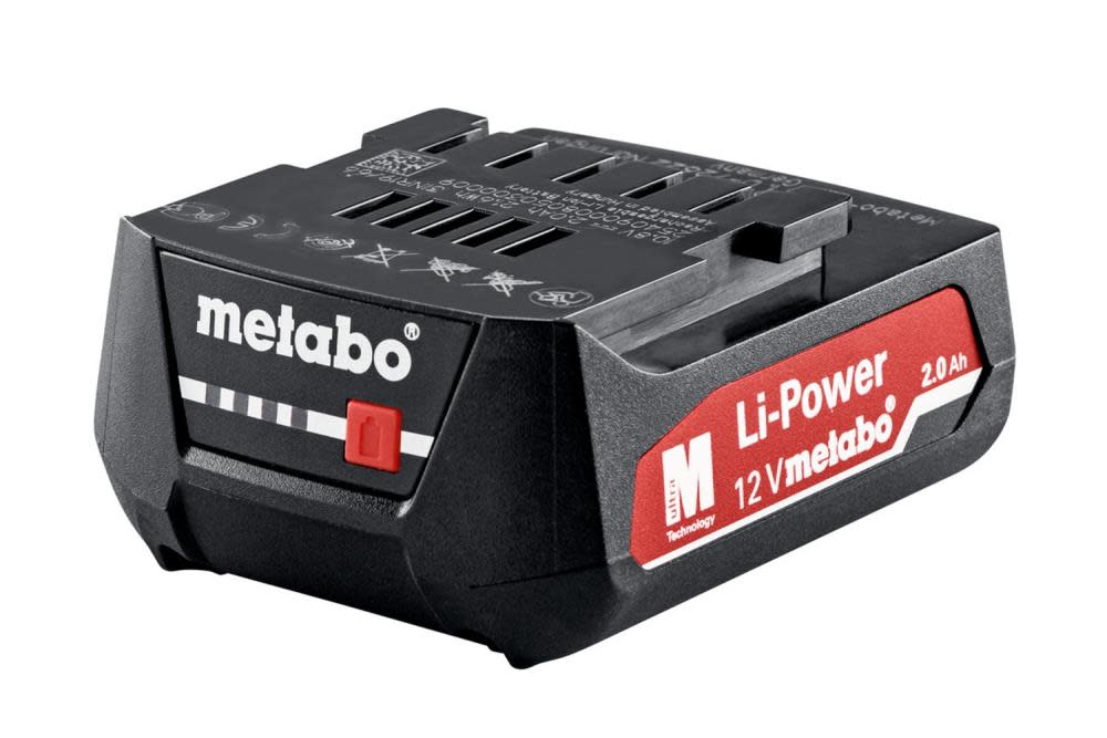 Metabo 12V Li-Power Battery Pack (2.0Ah) - Ascmtools