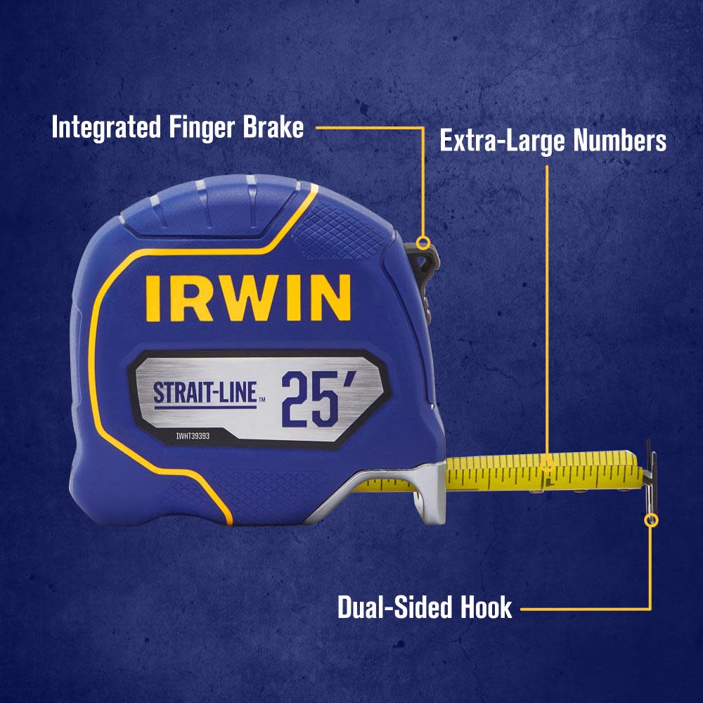 Irwin STRAIT LINE Tape Measure 25′ 2pk - Ascmtools
