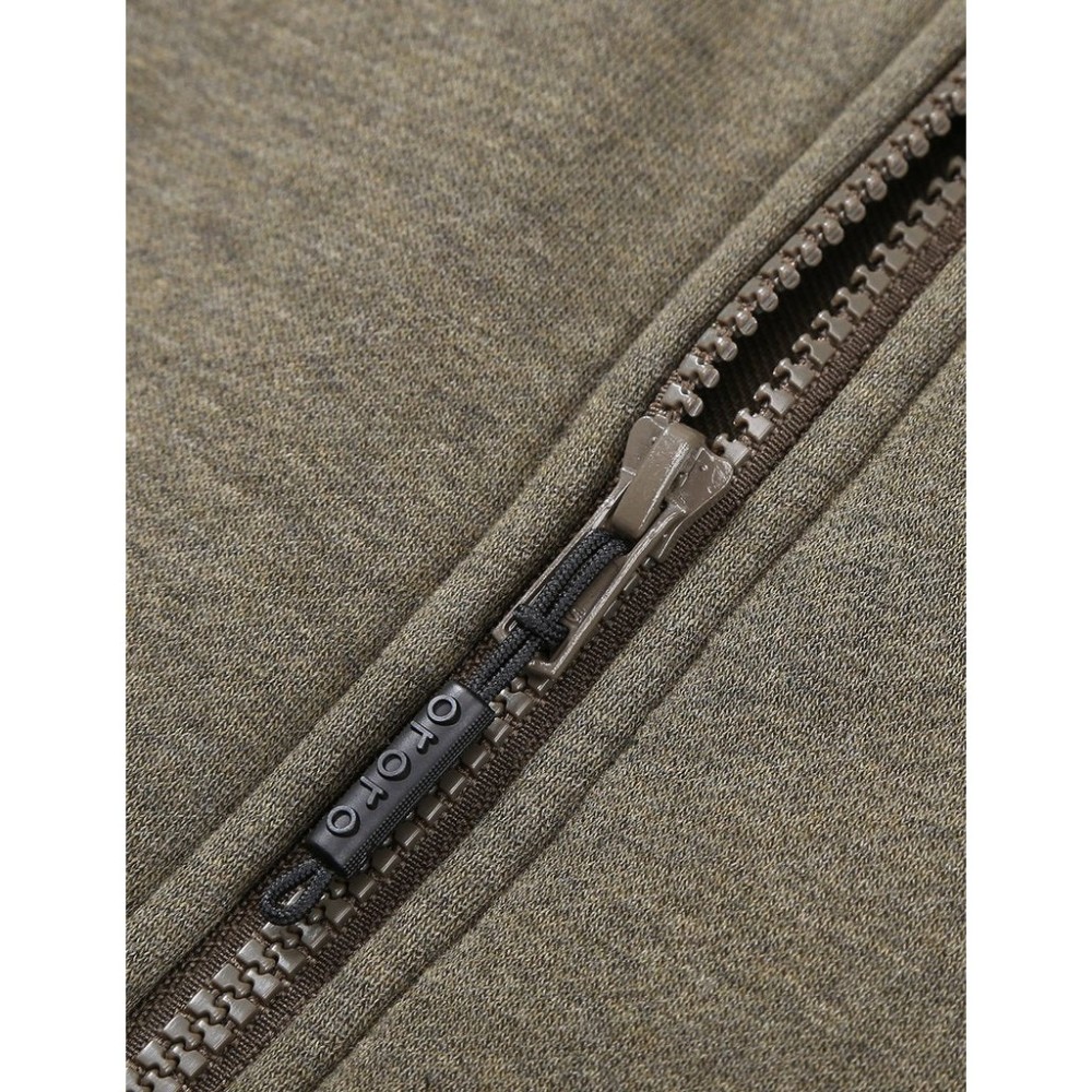 ORORO Mens Army Green Heated Fleece Jacket Kit Large - Ascmtools