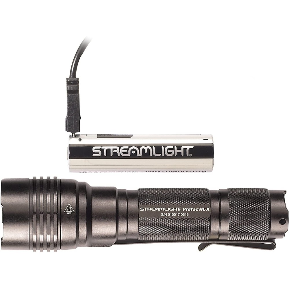 Streamlight ProTac HL-X USB Black Multi-Fuel Tactical Flashlight - Ascmtools