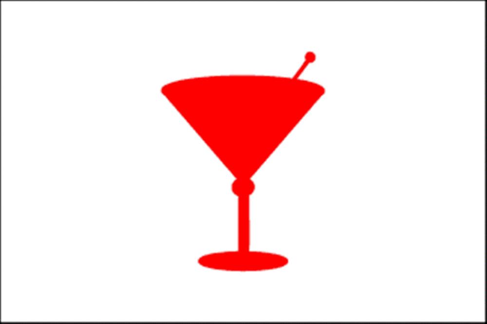 Eder Flag 12In x 18In Cocktail Time Flag - Ascmtools