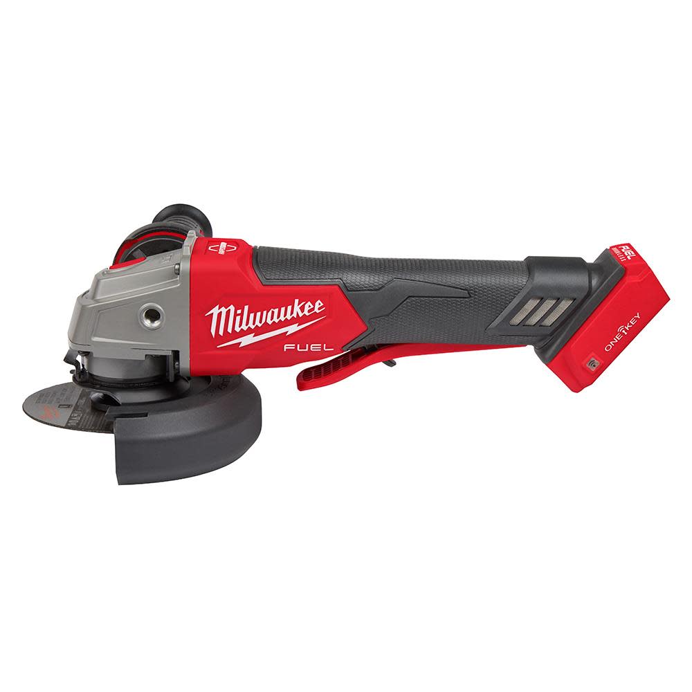 Milwaukee M18 FUEL 4 1/2″ / 5″ Braking Grinder Paddle Switch No Lock Bare Tool - Ascmtools