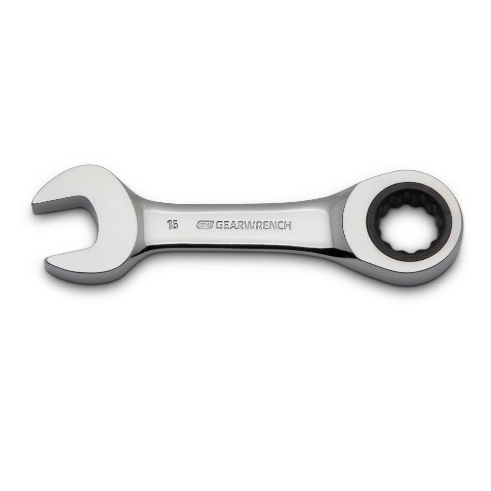 GEARWRENCH Combination Wrench Set 10 pc. Stubby Ratcheting Metric - Ascmtools