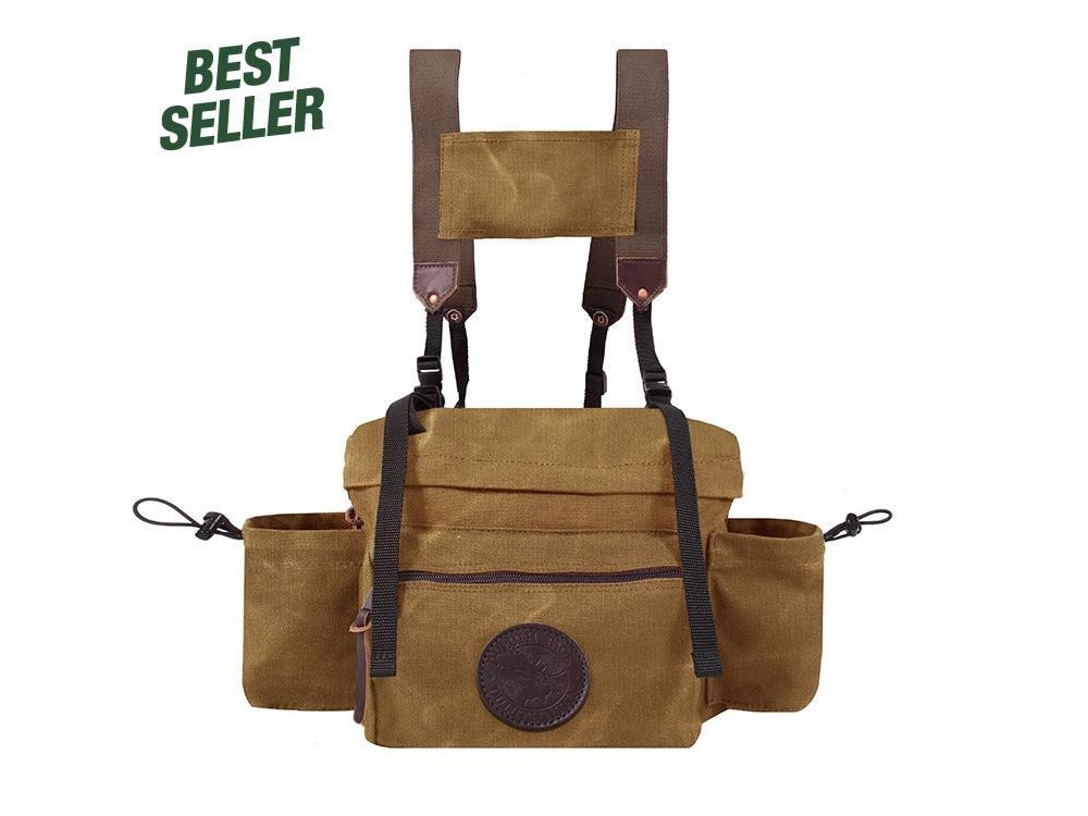 Duluth Pack 12 Liter Capacity Wax Khaki Canvas All Day Lumbar Pack - Ascmtools