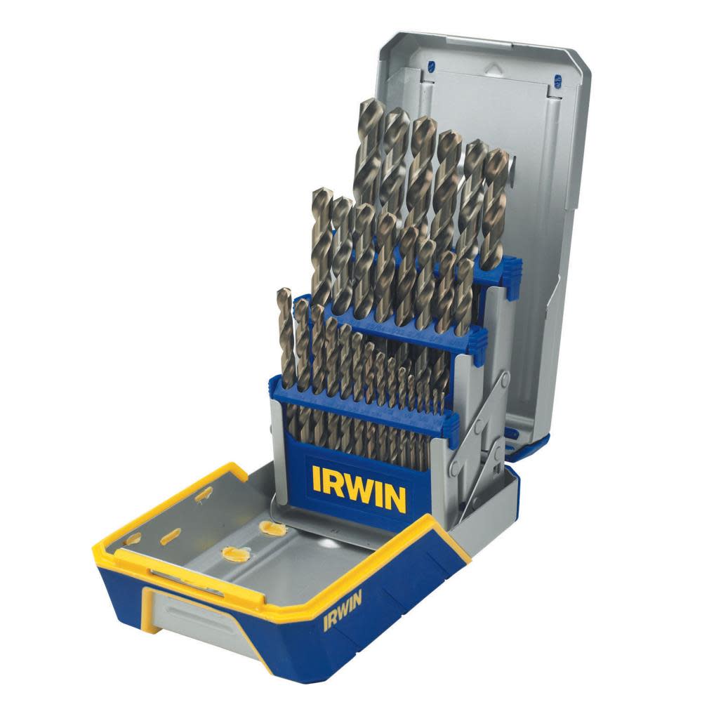 Irwin 29pc Cobalt Industrial Drill Bit Set - Ascmtools