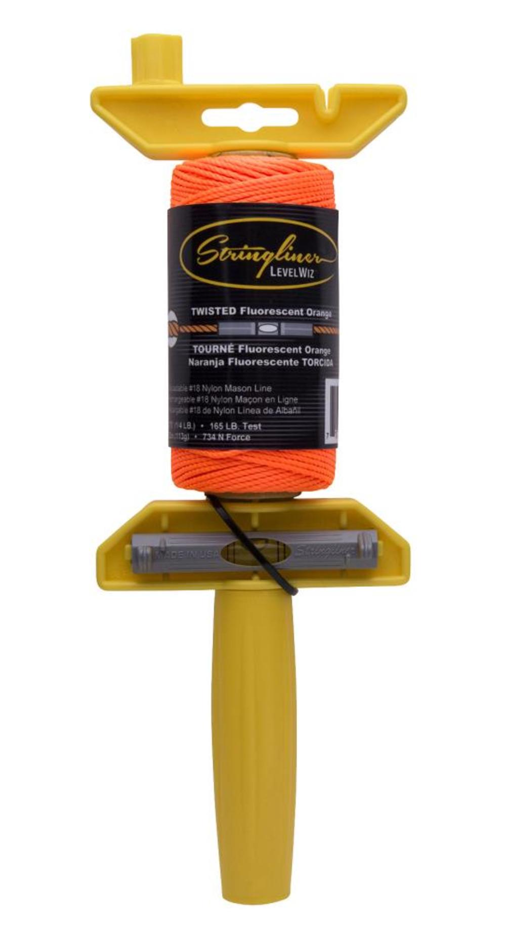 US Tape Level Wiz 270 Ft. Flo Orange Line Reel - Ascmtools