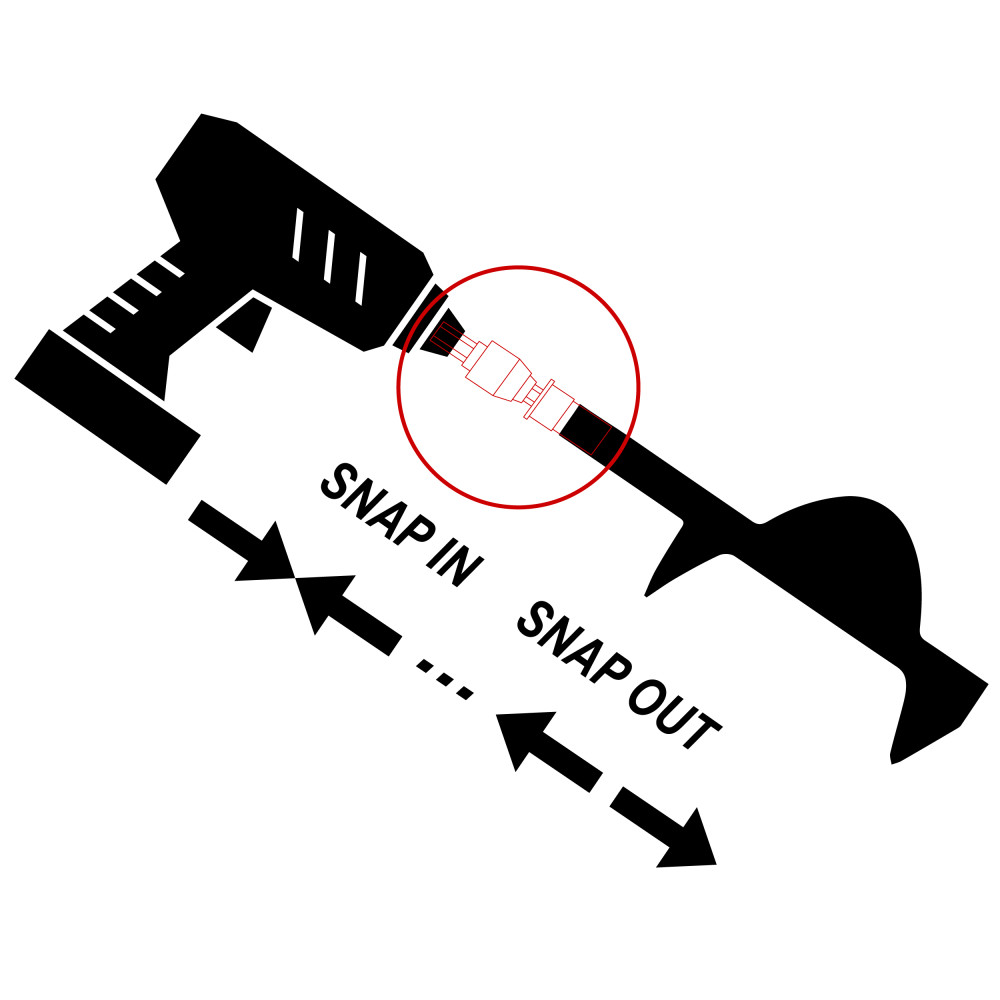 Deep Freeze EZ Auger Connection System K Drill - Ascmtools