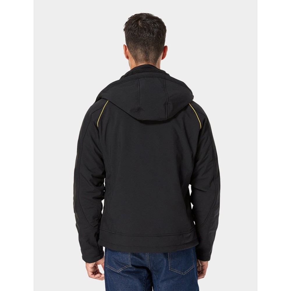 ORORO Mens Black & Gold Classic Heated Jacket Kit Small - Ascmtools