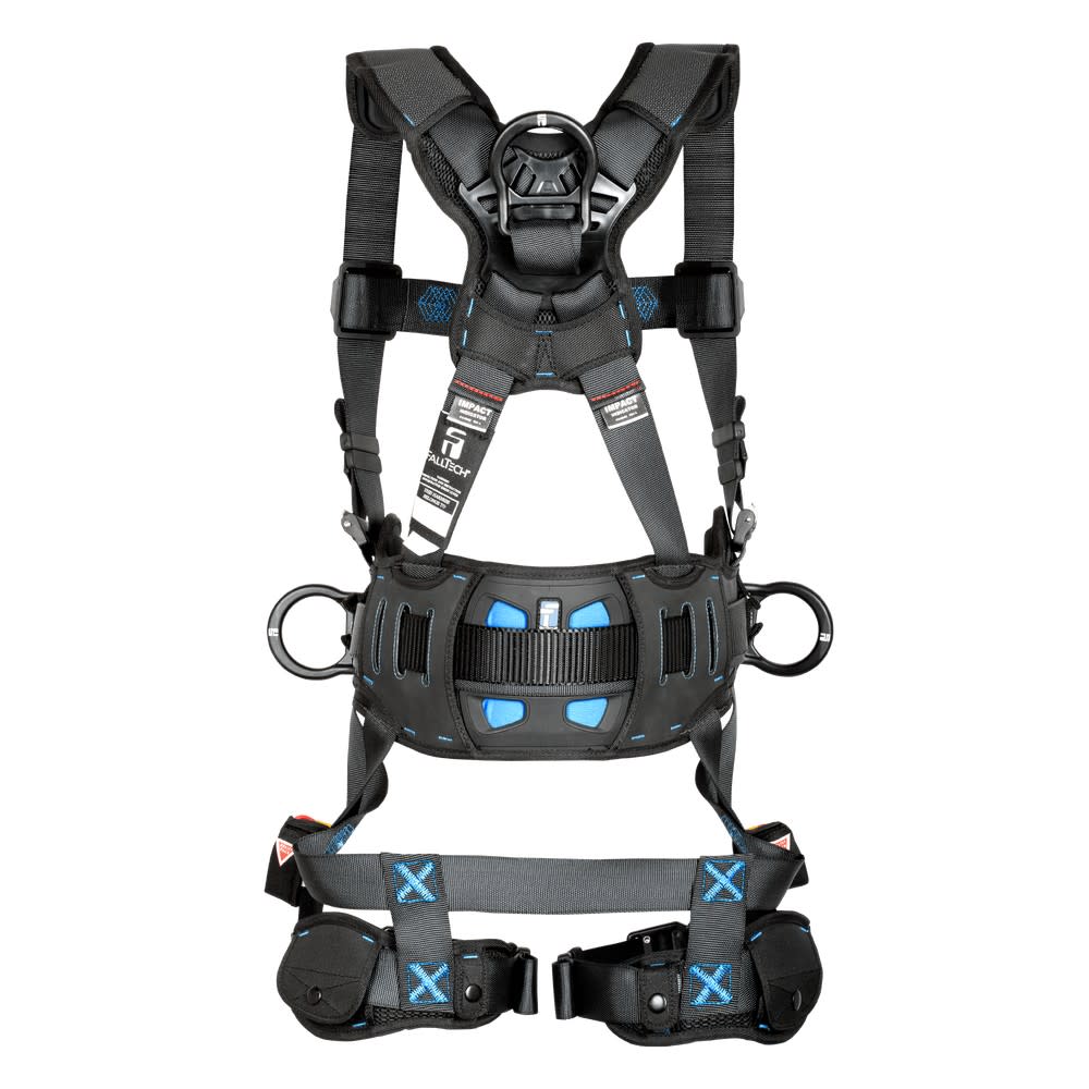 Falltech 3D Belted Full Body Harness with QC Chest Buckle XL - Ascmtools