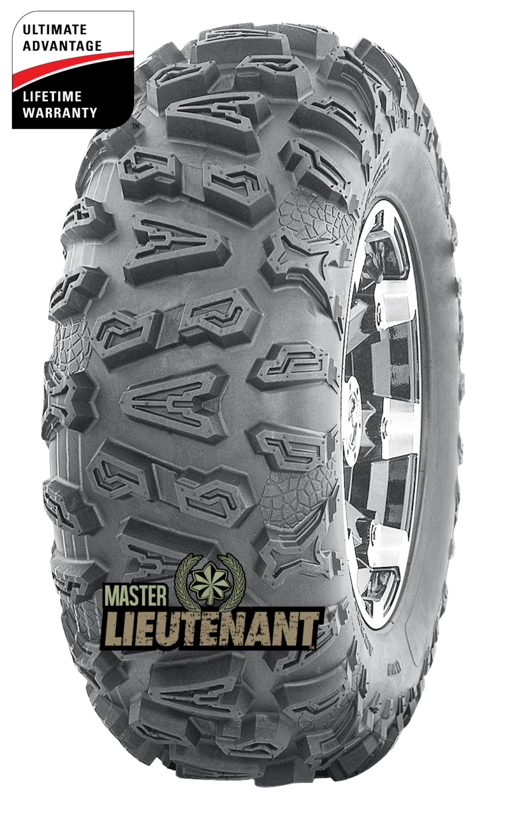 Master ATV 25×8.00-12 6P TL Lieutenant ATV Tire (Tire Only) - Ascmtools
