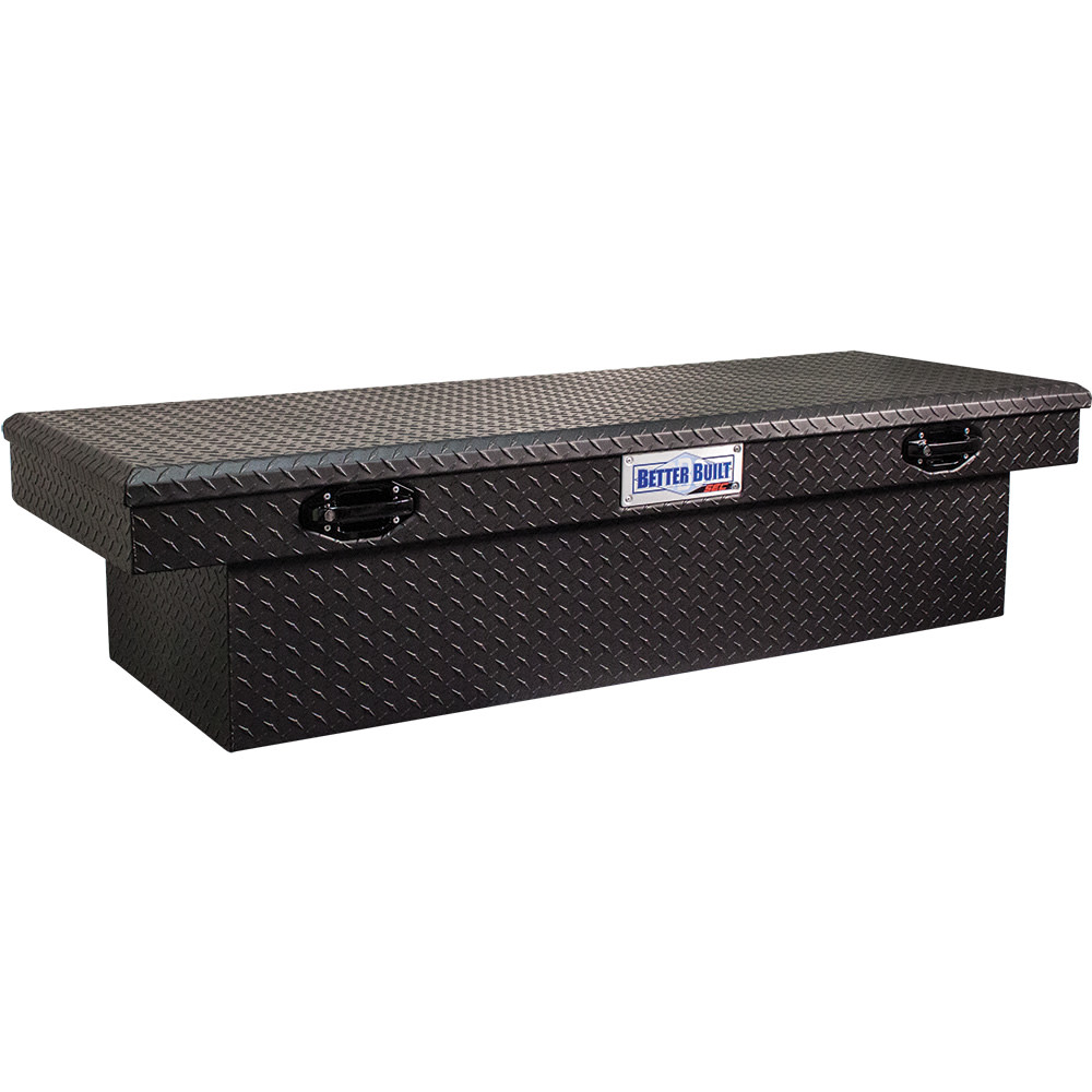 Better Built 69″ SEC Saddle Truck Tool Box DEEP & WIDE MATTE BLACK - Ascmtools