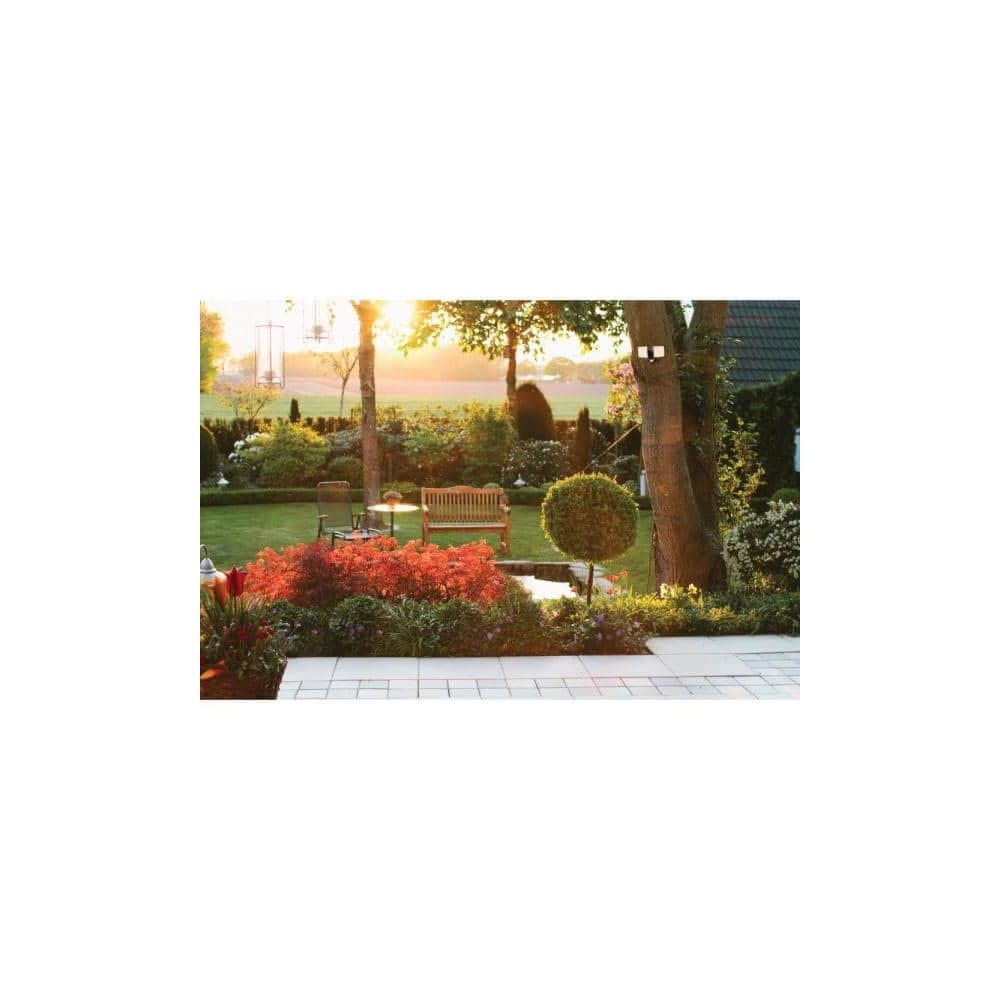 Halo 2 Head Floodlight Bronze 70W 1000 Lumen LED Motion Sensing - Ascmtools