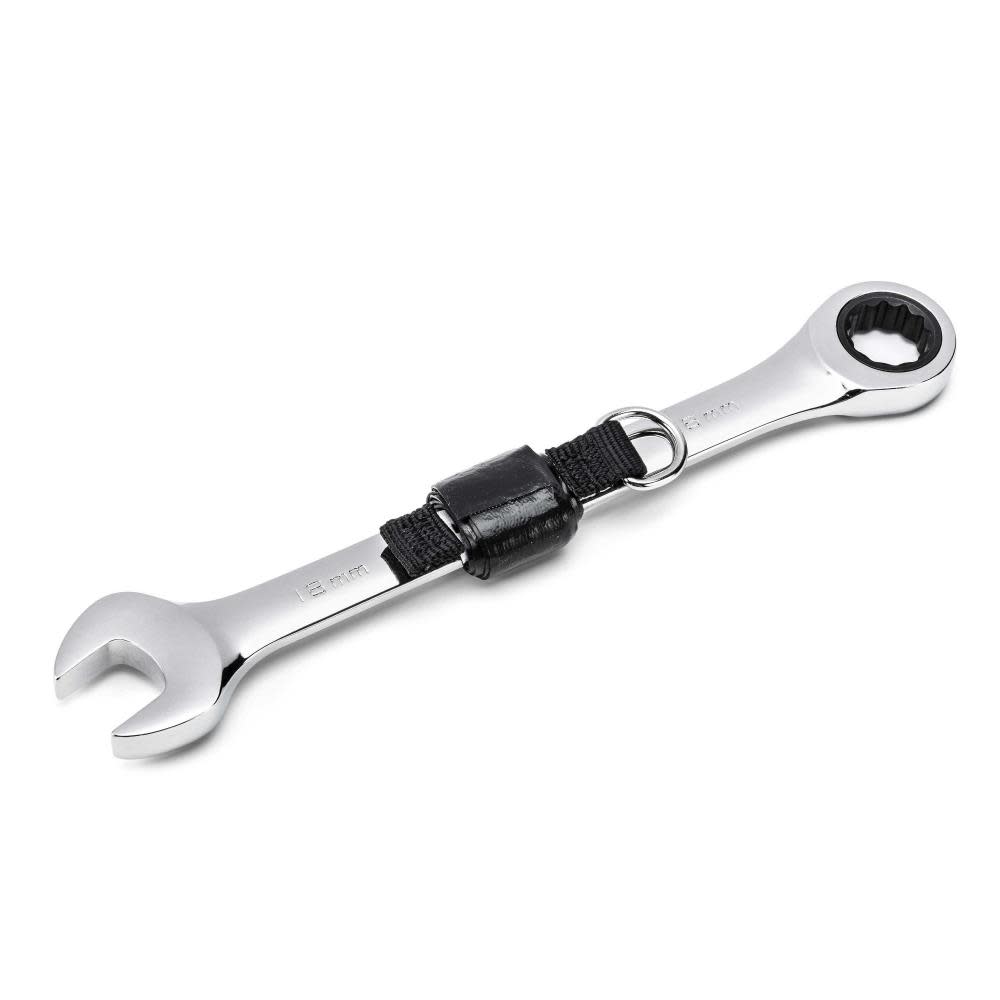 GEARWRENCH 18mm 12 Point Tether Ready Ratcheting Combination Wrench - Ascmtools