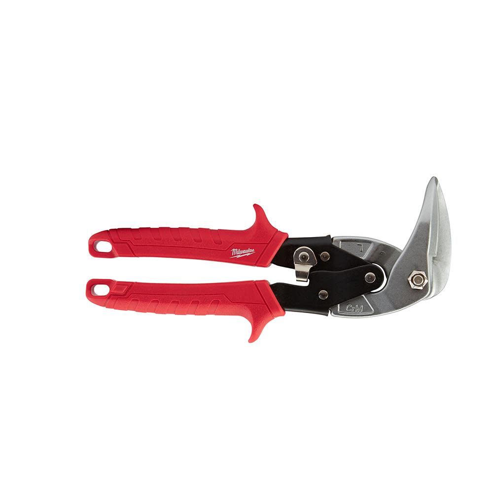 Milwaukee Left Cutting Upright Aviation Snips - Ascmtools