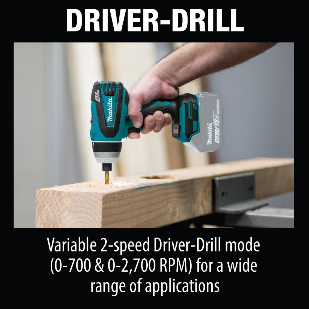 Makita 18V LXT Hybrid Impact Hammer Driver Drill Bare Tool - Ascmtools