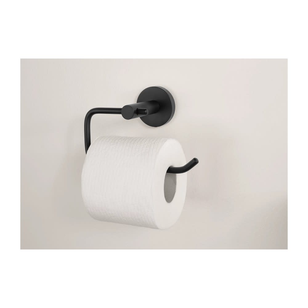 Moen Arlys Paper Holder Matte Black Zinc 6.3″ - Ascmtools