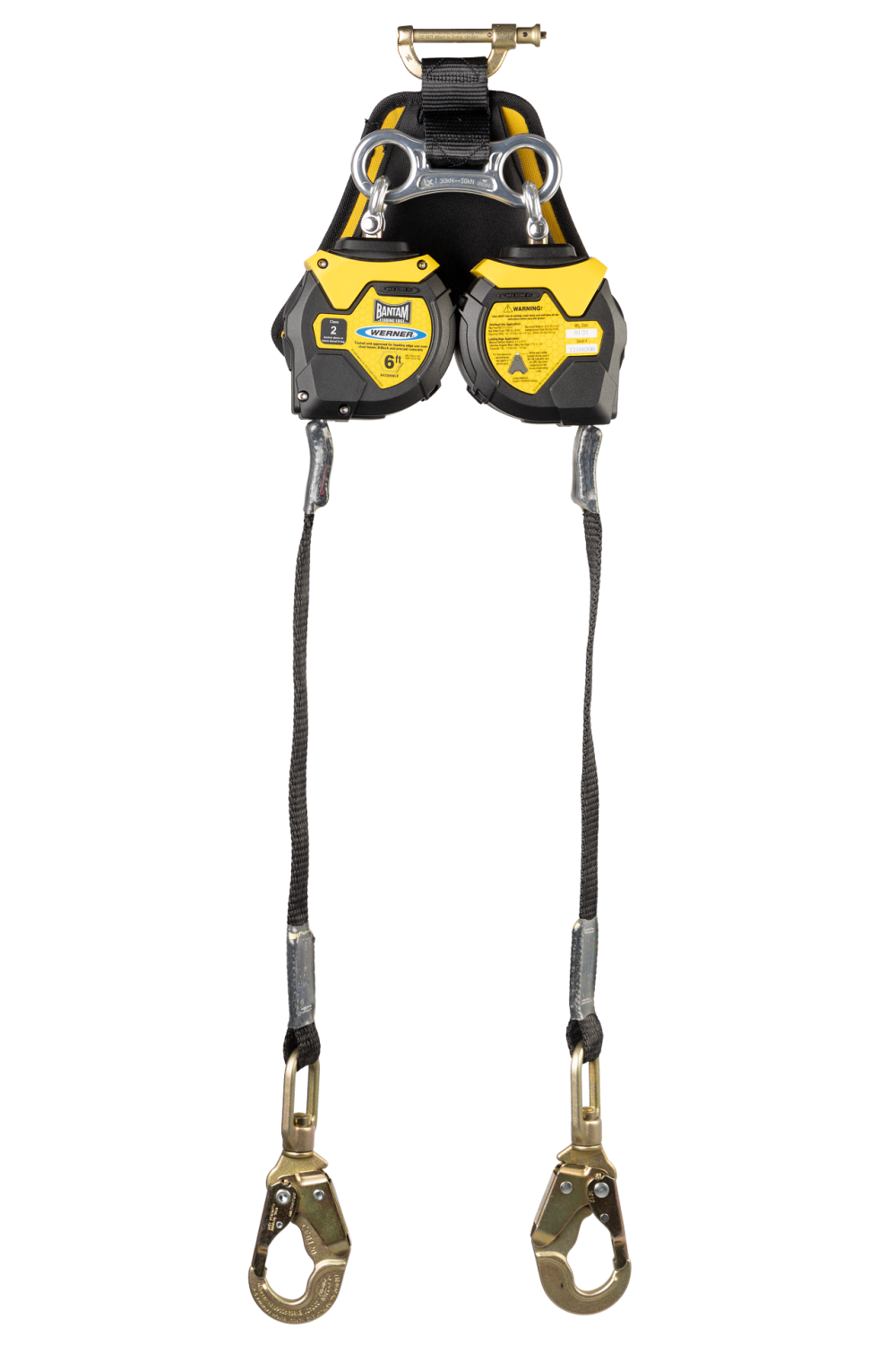 Werner Bantam 6′ Twin Leg Web Leading Edge Self Retracting Lifeline - Ascmtools