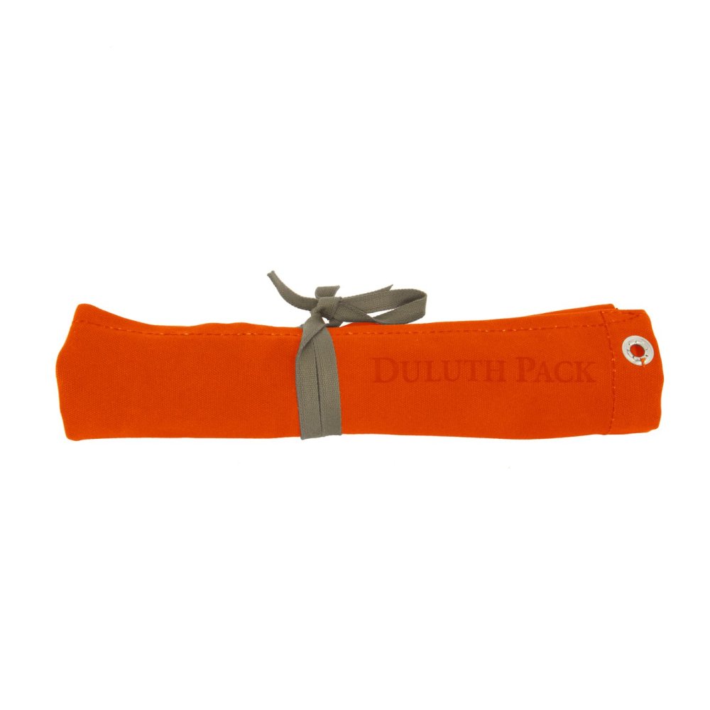 Duluth Pack Orange Canvas Utensil Roll - Ascmtools