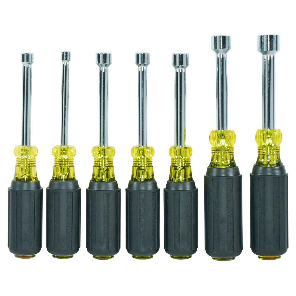 Klein Tools Magnetic Nut Driver 3″ Shank 7 Pc - Ascmtools