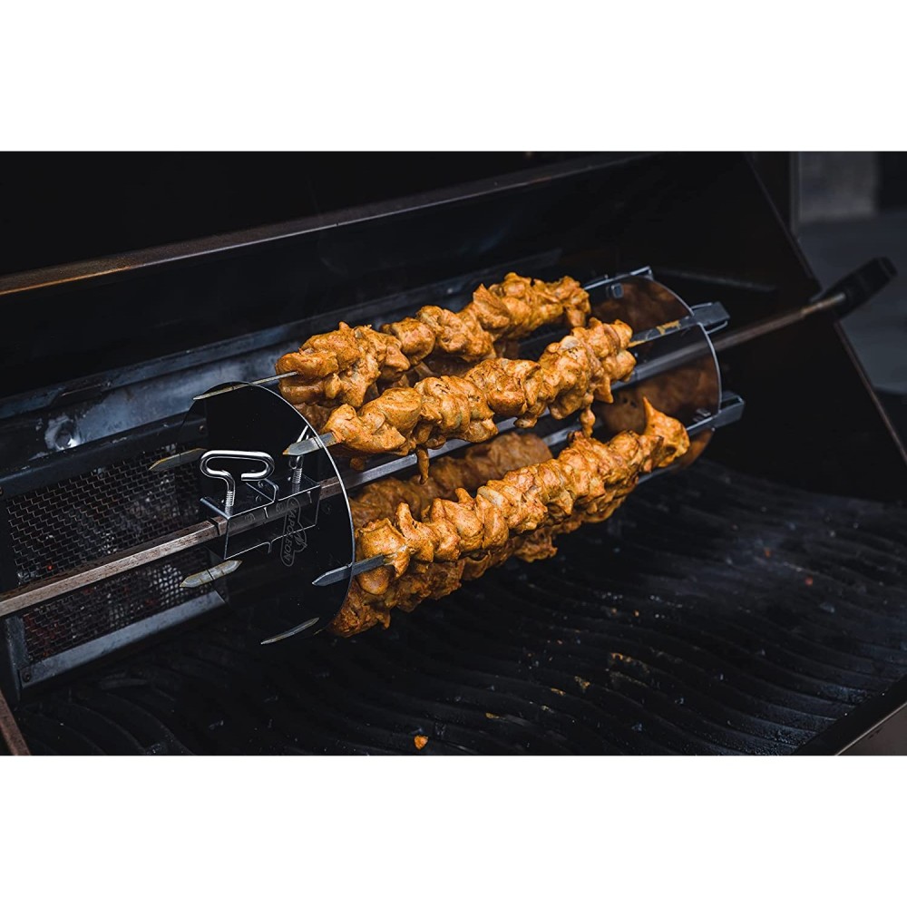 Napoleon Shish Kebab Skewer Set Rotisserie Stainless Steel - Ascmtools