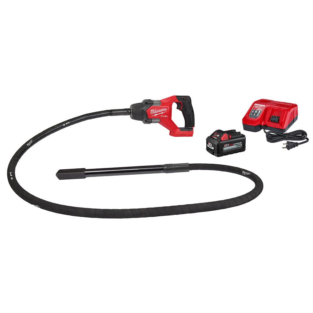 Milwaukee M18 FUEL 8′ Concrete Pencil Vibrator Kit - Ascmtools