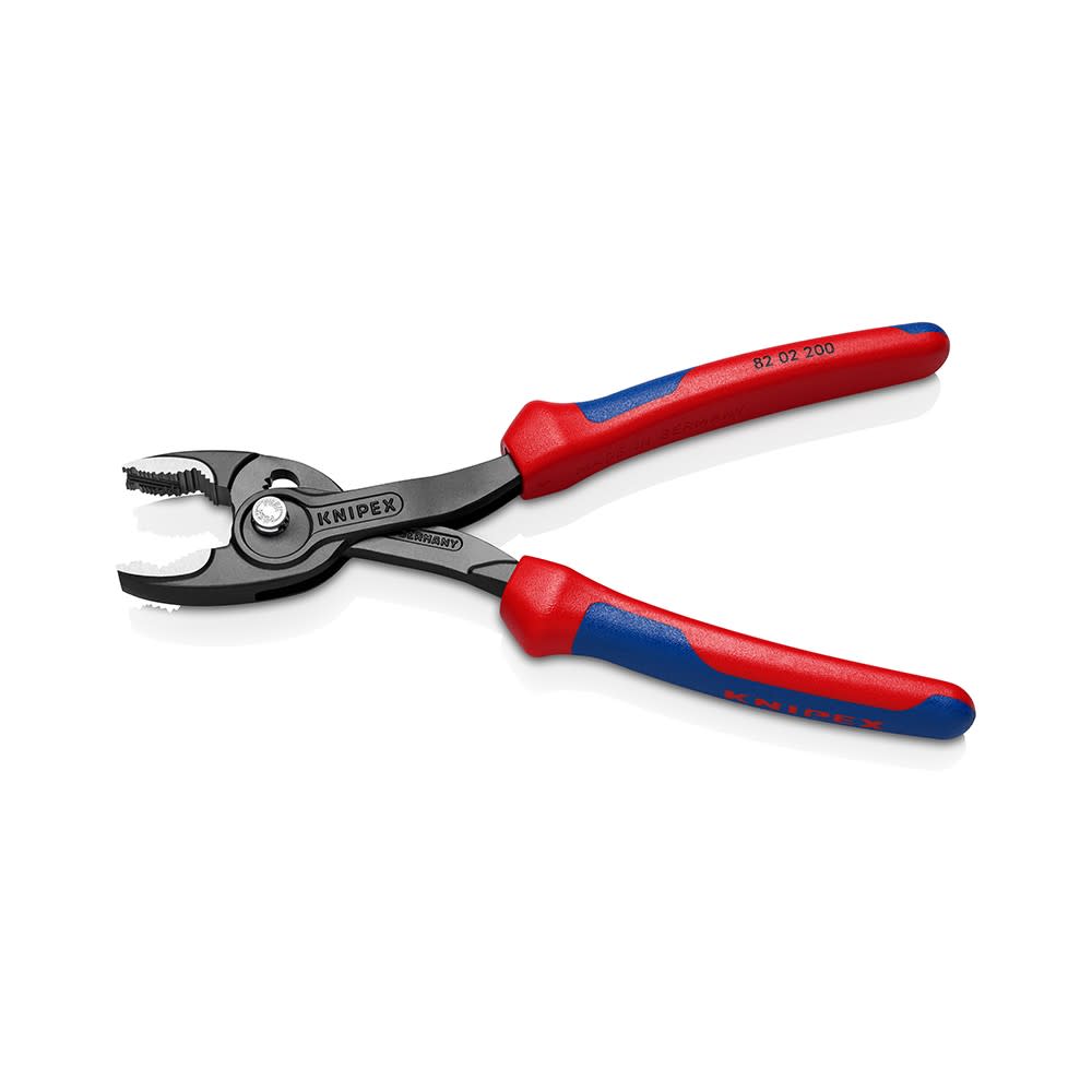 Knipex 8 In. TwinGrip Slip Joint Pliers with Comfort Grip Handle - Ascmtools