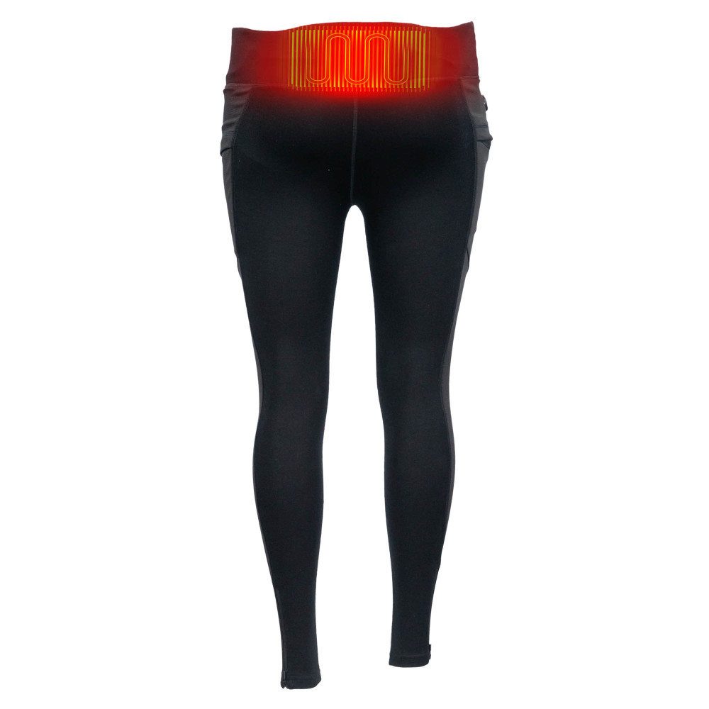 Mobile Warming Merino Heated Baselayer Pant Womens 7.4V Black Extra Small - Ascmtools