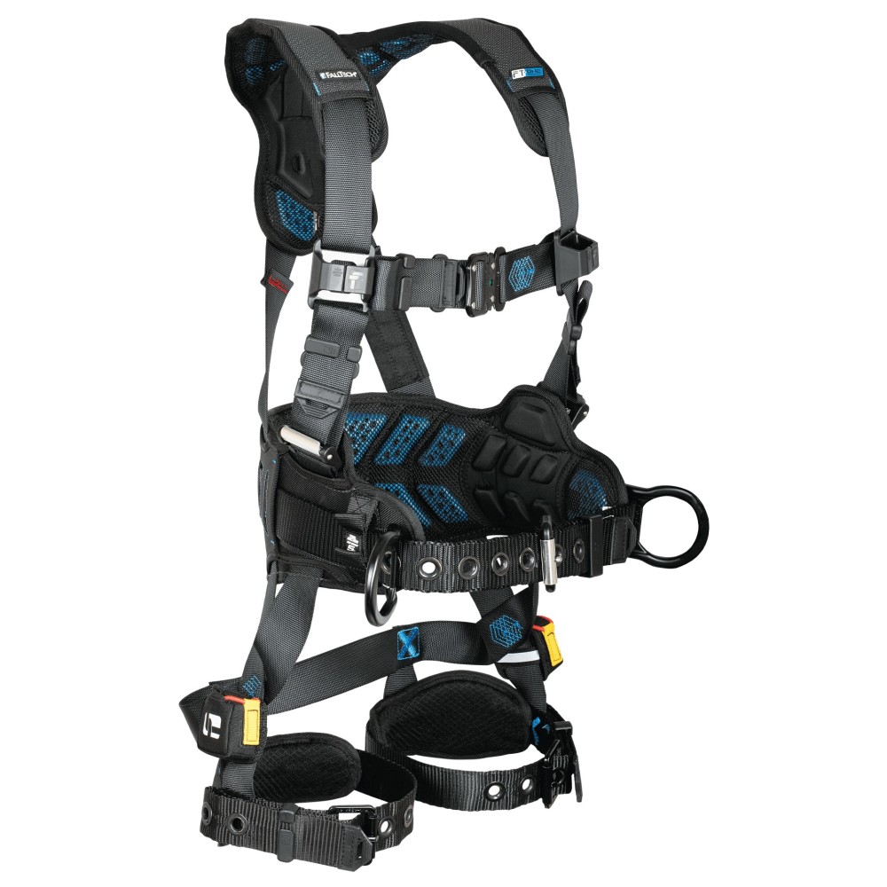 Falltech FT One 3D Construction Belted Full Body Harness XL - Ascmtools