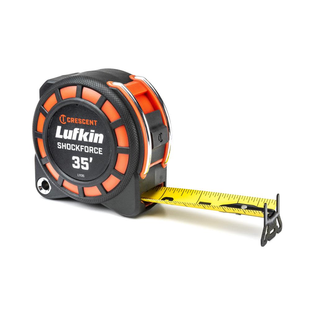 Crescent Lufkin Shockforce Tape Measure 35 Ft. x 1-3/16 In. - Ascmtools