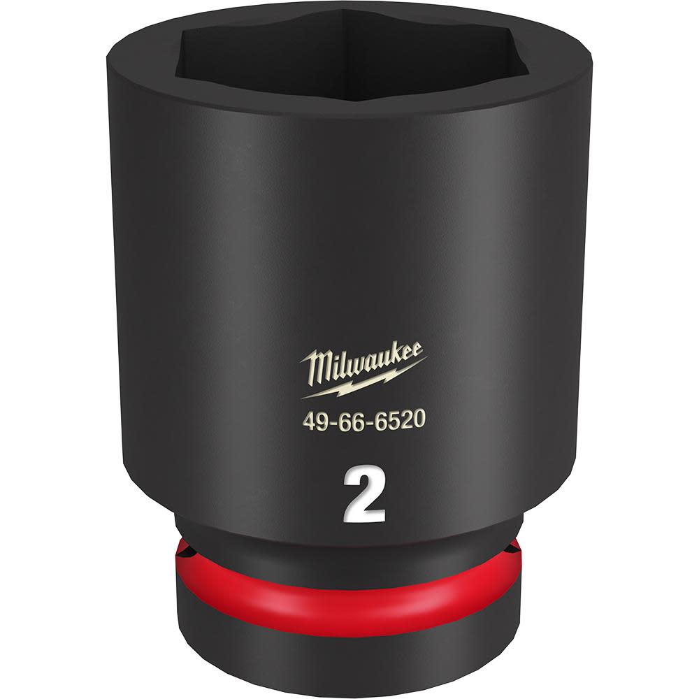 Milwaukee SHOCKWAVE Impact Duty Socket 1″ Drive 2″ Deep 6 Point - Ascmtools