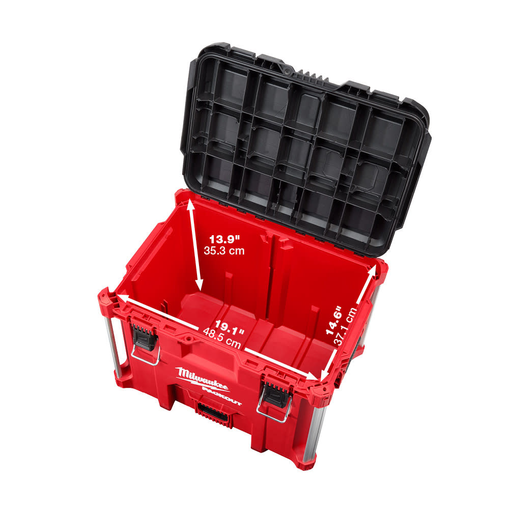 Milwaukee PACKOUT XL Tool Box 2 Drawer Tool Box Dolly Bundle - Ascmtools