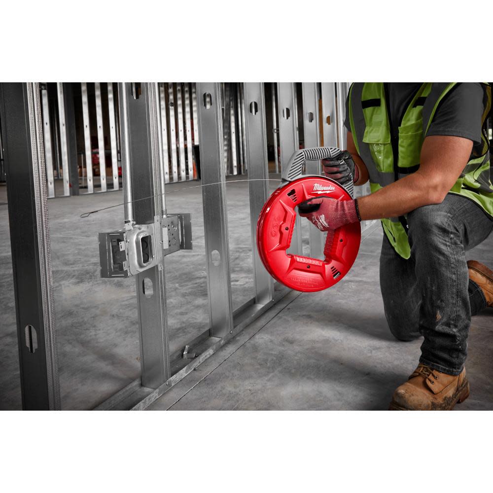 Milwaukee Fish Tape 240′ 1/8″ Stainless Steel - Ascmtools