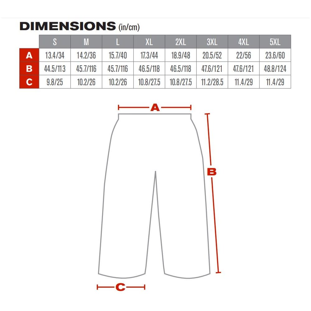 Protective Industrial Products ANSI 107 Class E Ripstop Overpant Hi Vis Lime Yellow Large - Ascmtools