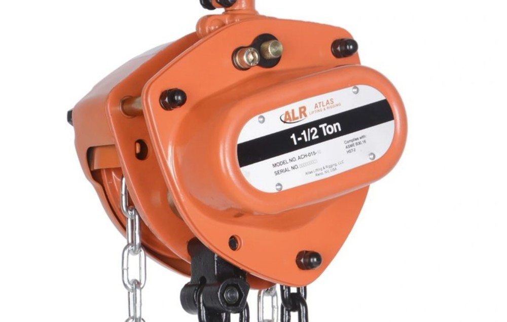 Atlas Lifting and Rigging Chain Hoist 1.5 Ton 3300 lbs 30′ Chain - Ascmtools