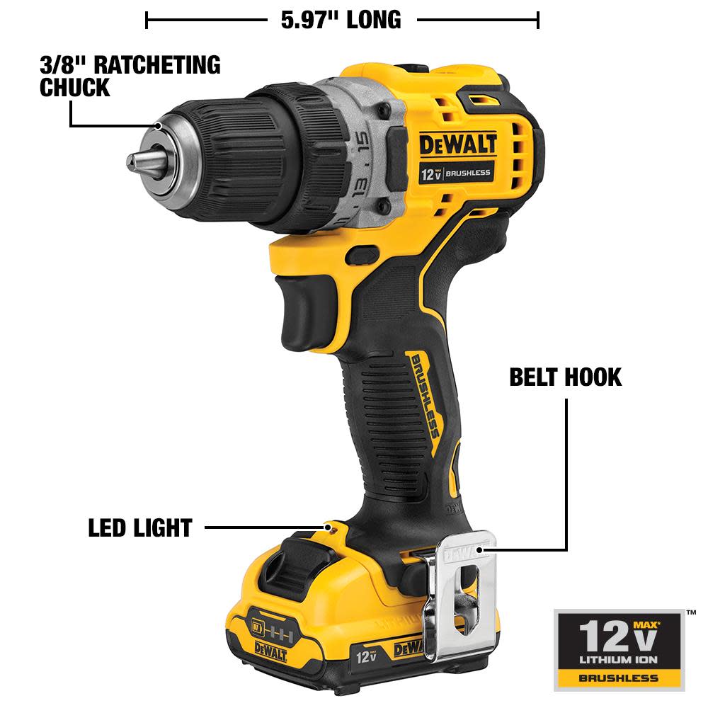 DEWALT Xtreme 12V MAX XR Drill Driver Kit - Ascmtools