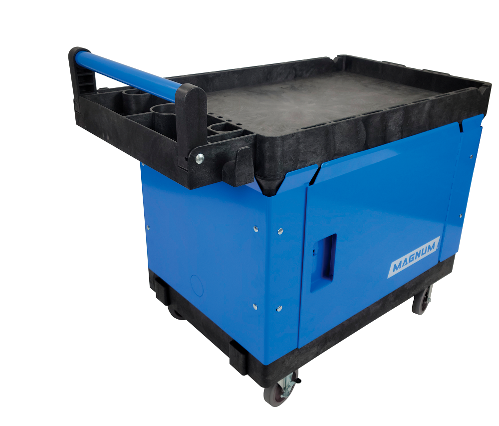 Magnum Tool Group Pro Series Service Cart 4426 with 5″ HD Casters & Vault - Ascmtools