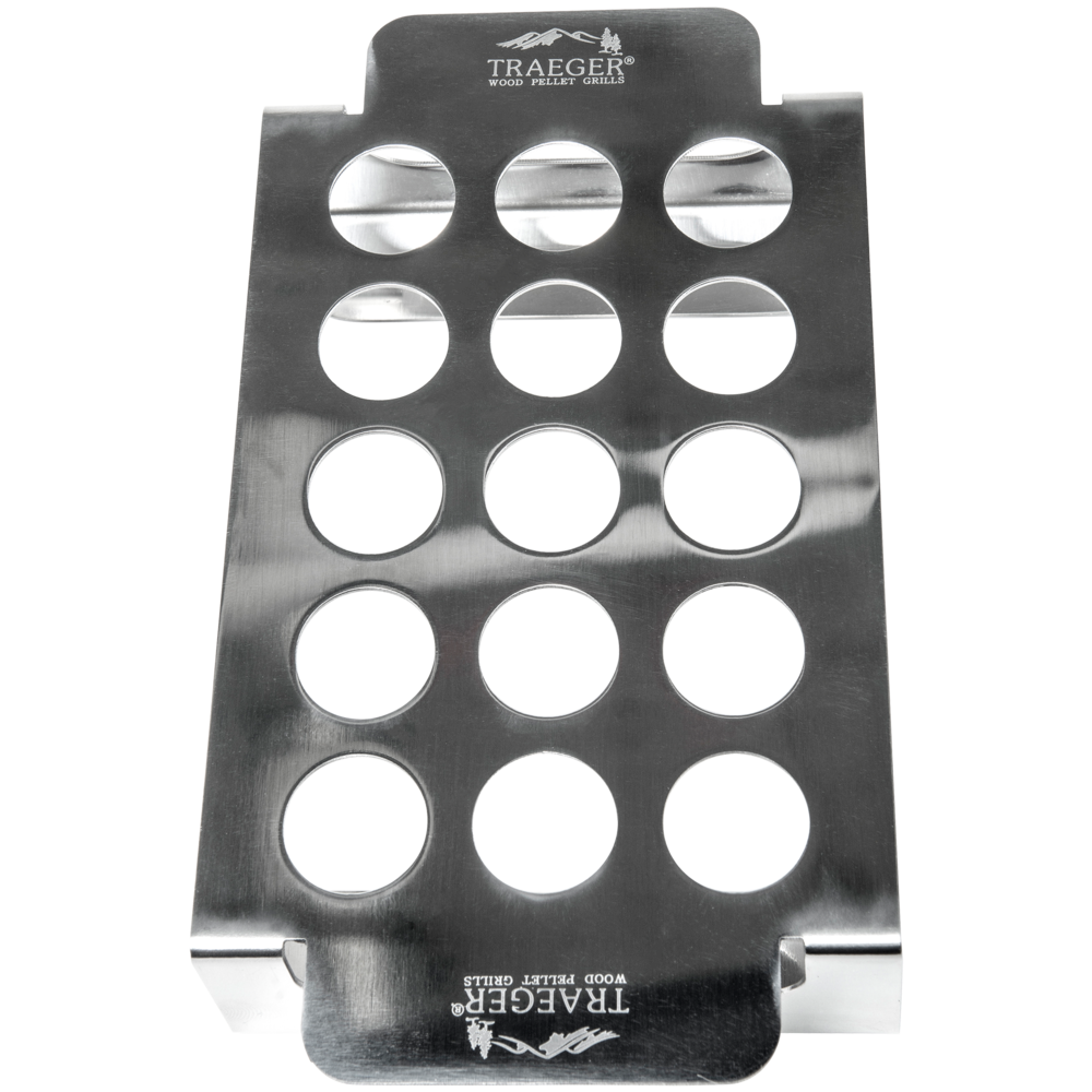 Traeger Stainless Steel Smoked Jalapeo Popper Tray Holds up to 15 Peppers - Ascmtools