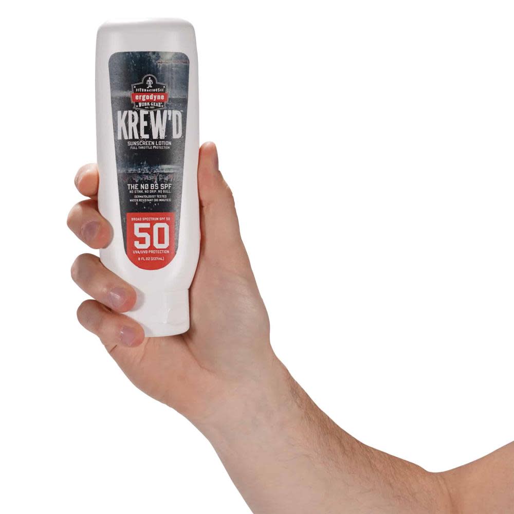 Ergodyne SPF 50 Sunscreen Lotion 8oz 12pk - Ascmtools