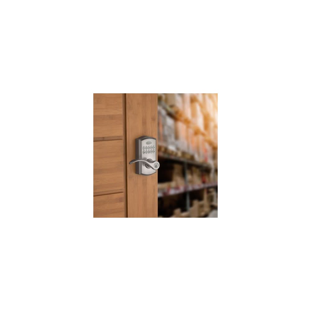 Kwikset SmartKey Pembroke Door Lever SmartCode 955 Satin Nickel - Ascmtools