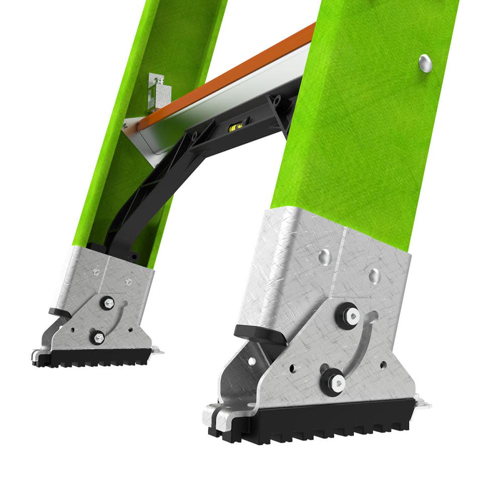 Little Giant Safety HyperLite 28 ft Type IAA Fiberglass Extension Ladder - Ascmtools